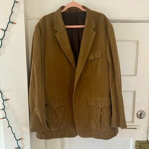 Light Brown Corduroy Blazer